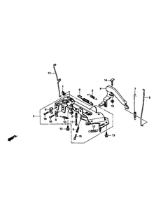 Gxv670 Control Diagram and Parts List for M54-HN 53BB5ETW750-24-HP Cub Cadet Lawn Tractor